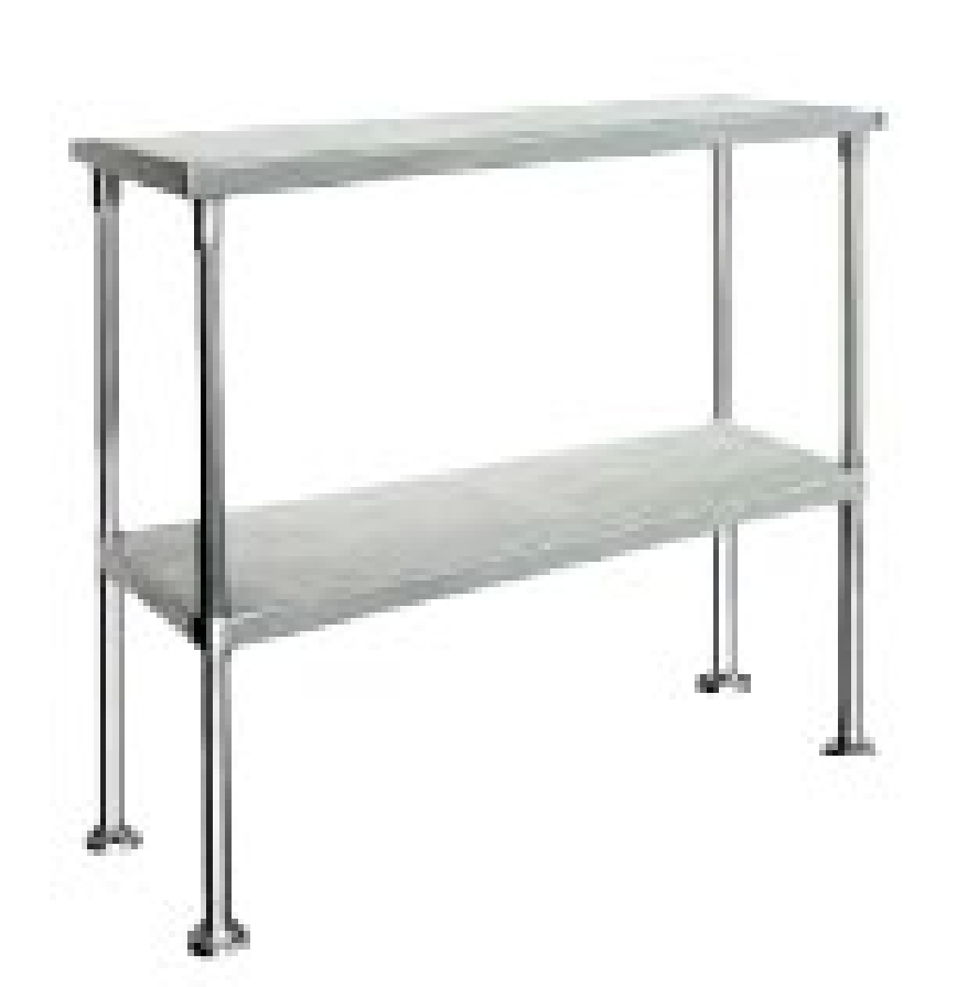 KSS DOUBLE TIER OVERBENCH SHELF 1500MM 01-1500L