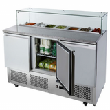 Atosa 3 DOORS PIZZATABLE SALADETTE FRIDGE 1365 MM ESL3864
