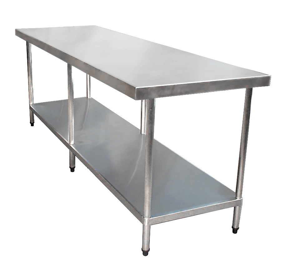 KSS BENCH WITH STORAGE SHELF UNDERNEATH 2400MM 02-2400L