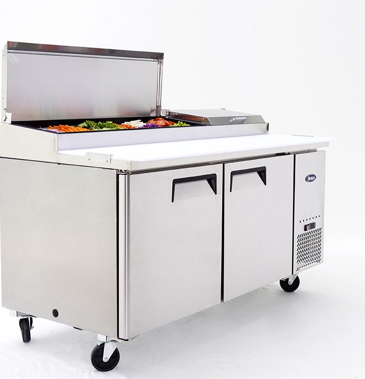 Atosa 2 DOOR PIZZA PREP TABLE FRIDGE 1702 MM MPF8202