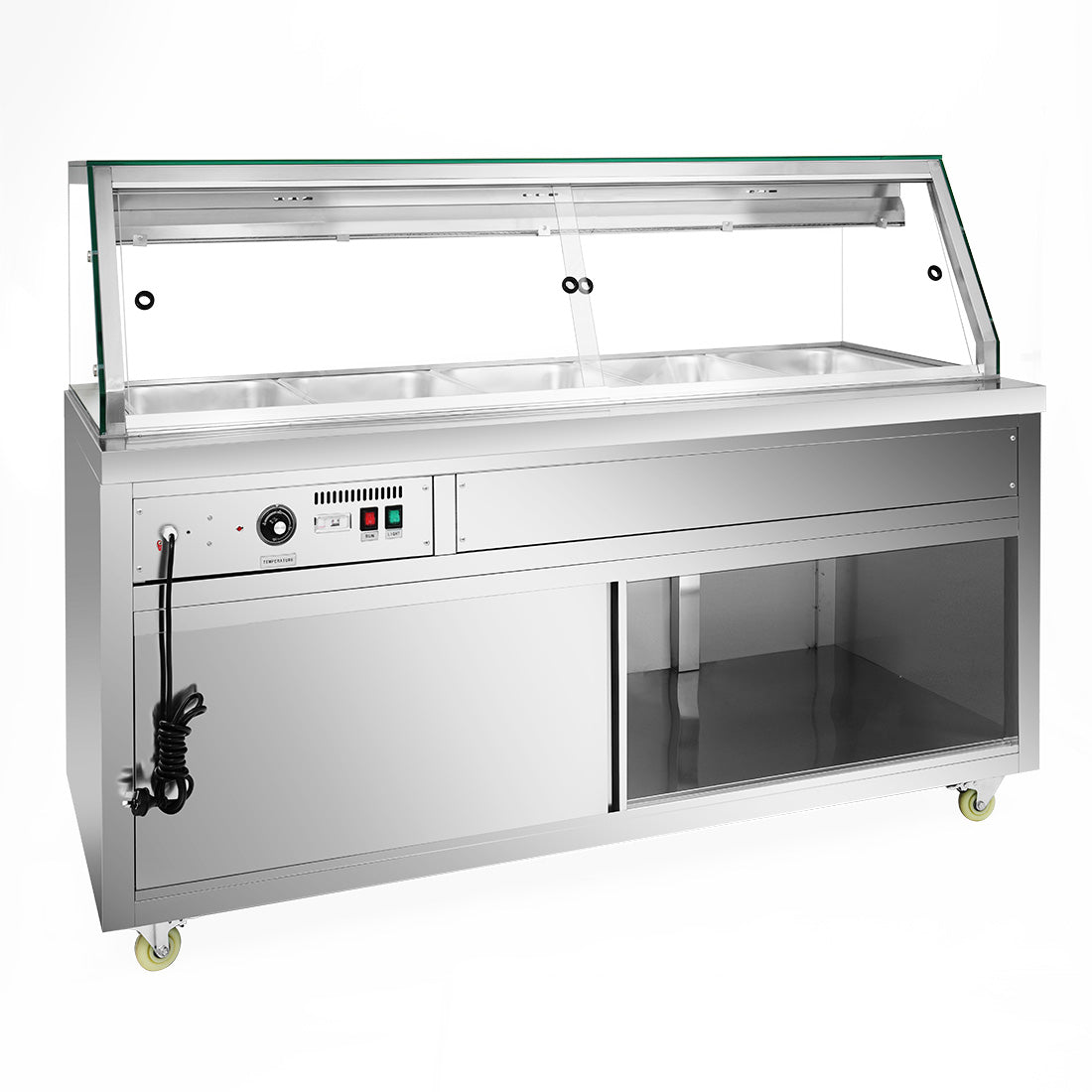 Thermaster Wet and Dry Bain Marie Display 5x1/1 GN Pans - PG180FE-XG