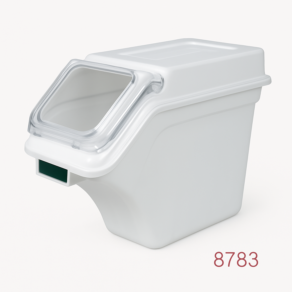 Ingredient Bin - White - 20L - 615mm*310mm*430mm - Polyethylene