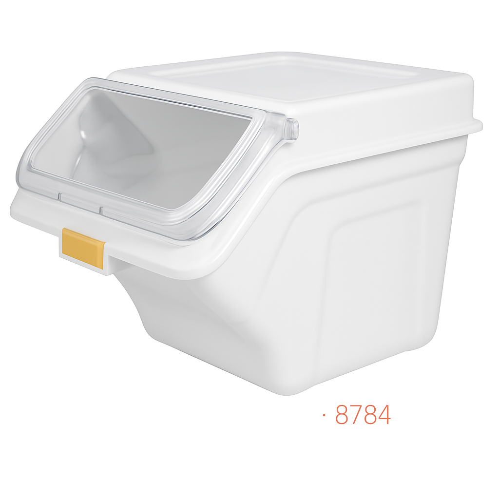 Ingredient Bin - White - 40L - 605mm*480mm*435mm - Polyethylene