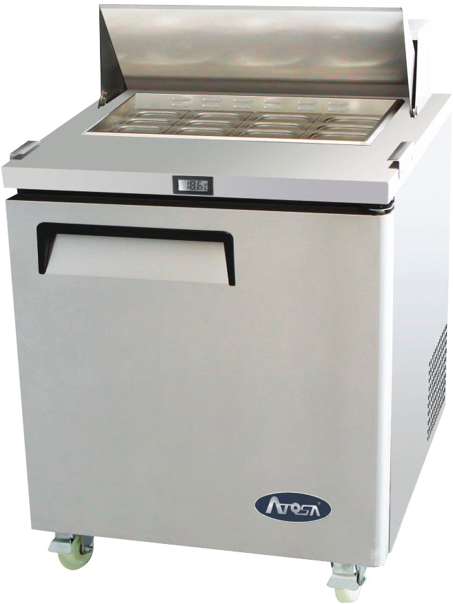 Atosa 1 DOOR SANDWICH PREP TABLE FRIDGE 698 MM MSF8301