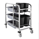 Vogue Bussing Trolley St/St - 900x820x440mm 35 1/2x32x17" DK738