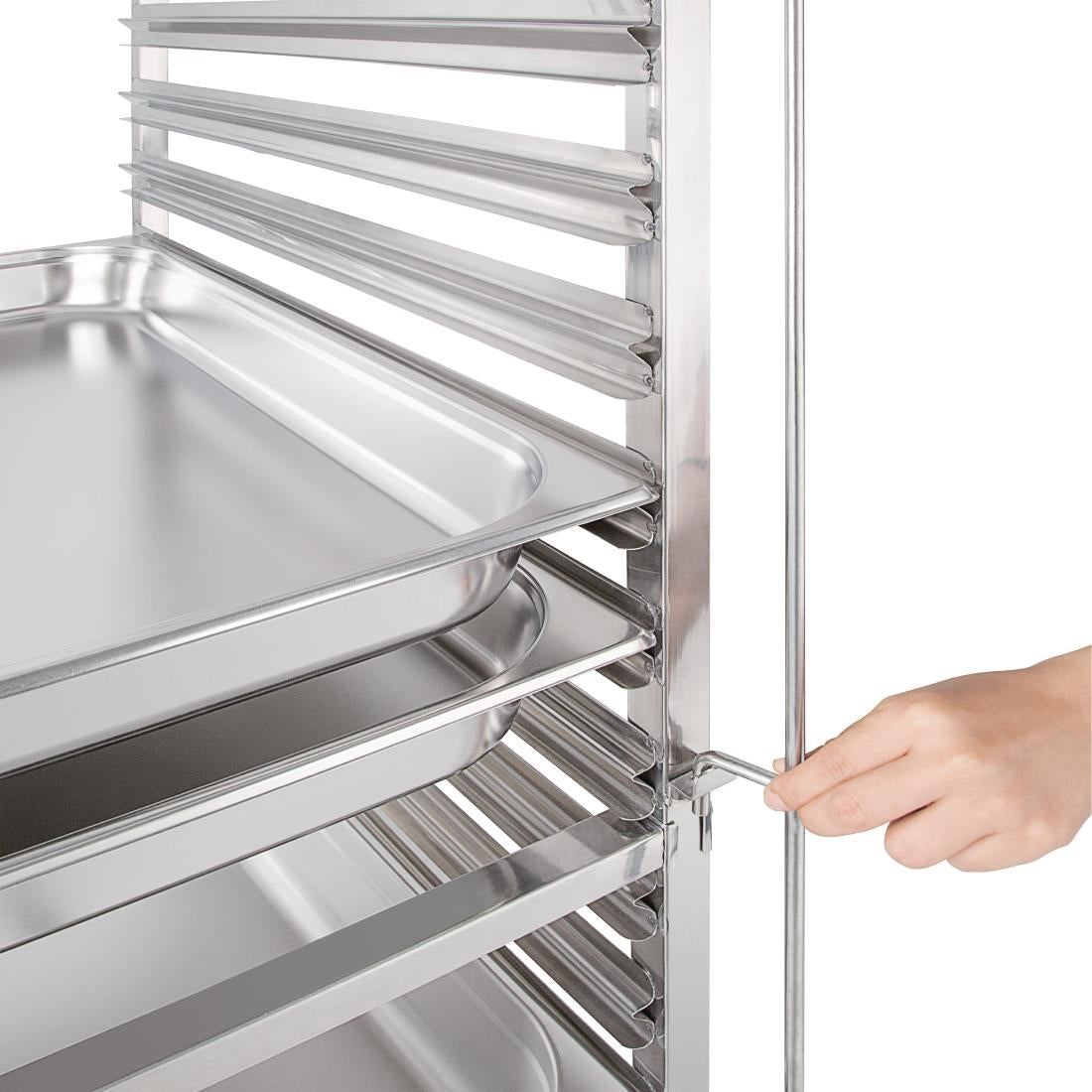 Vogue Gastronorm 2/1 Racking Trolley (15 Level) GG499