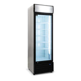 420 Litre Single Door Upright Display Fridge - Glass Door