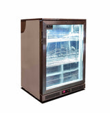 Single Door Bar Fridge - Stainless Steel Body & Doors