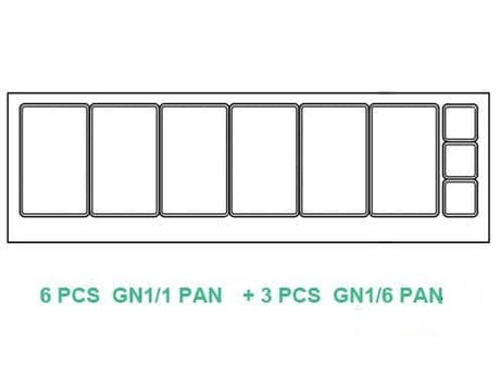 Thermocool THC-3080 3 Door Salad Noodle Bar