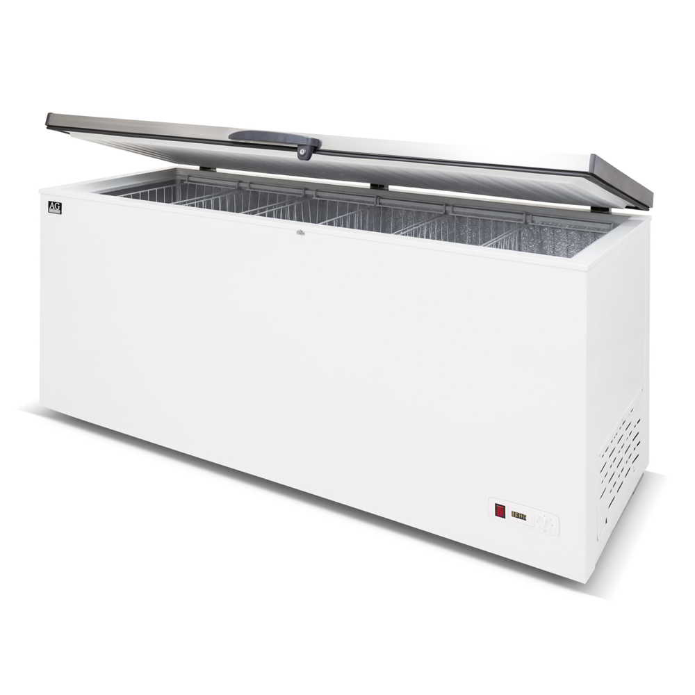 Stainless Lid Chest Freezer - 550 Litres