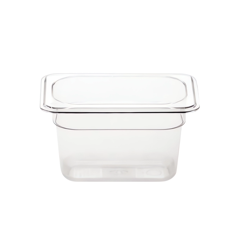 Gastronorme Pan - PolyCarbonate - 1/9 - Clear / 100mm