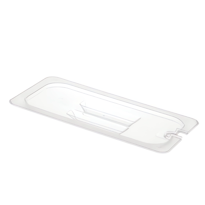 Gastronorme Pan Lid - PolyCarbonate - Notched - 1/3 - Clear