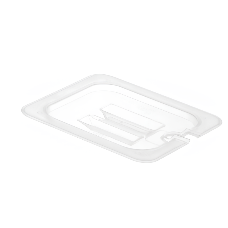 Gastronorme Pan Lid - PolyCarbonate - Notched - 1/6 - Clear