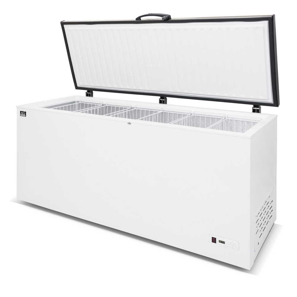 Stainless Lid Chest Freezer - 550 Litres