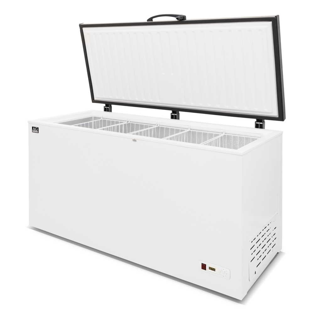 Stainless Lid Chest Freezer - 450 Litres