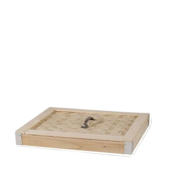 Square Bamboo Steamer - Lid - 400*400*65mm