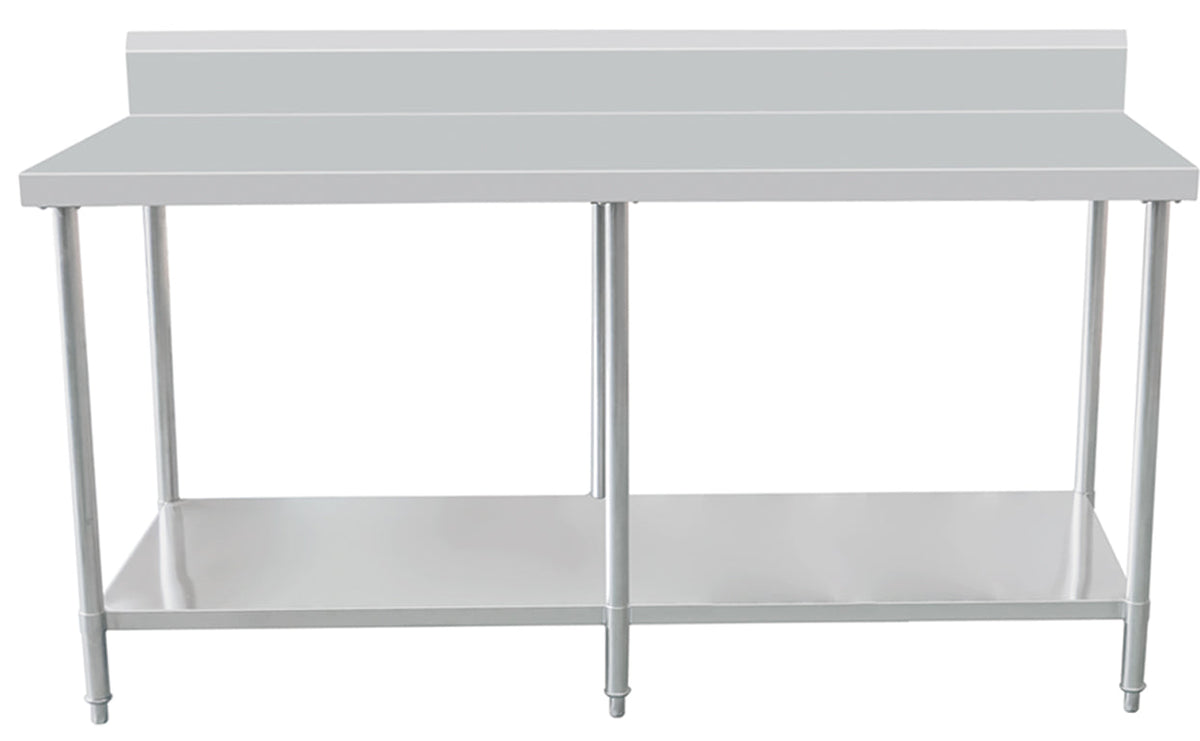 Work Bench with Splashback & Undershelf - 600 / AWS-2460