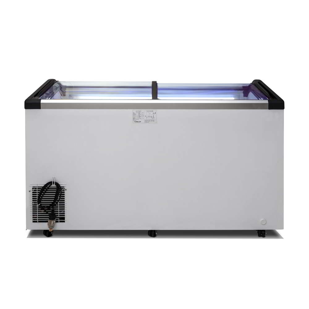 Sliding Glass Door Chest Freezer - 445 Litre