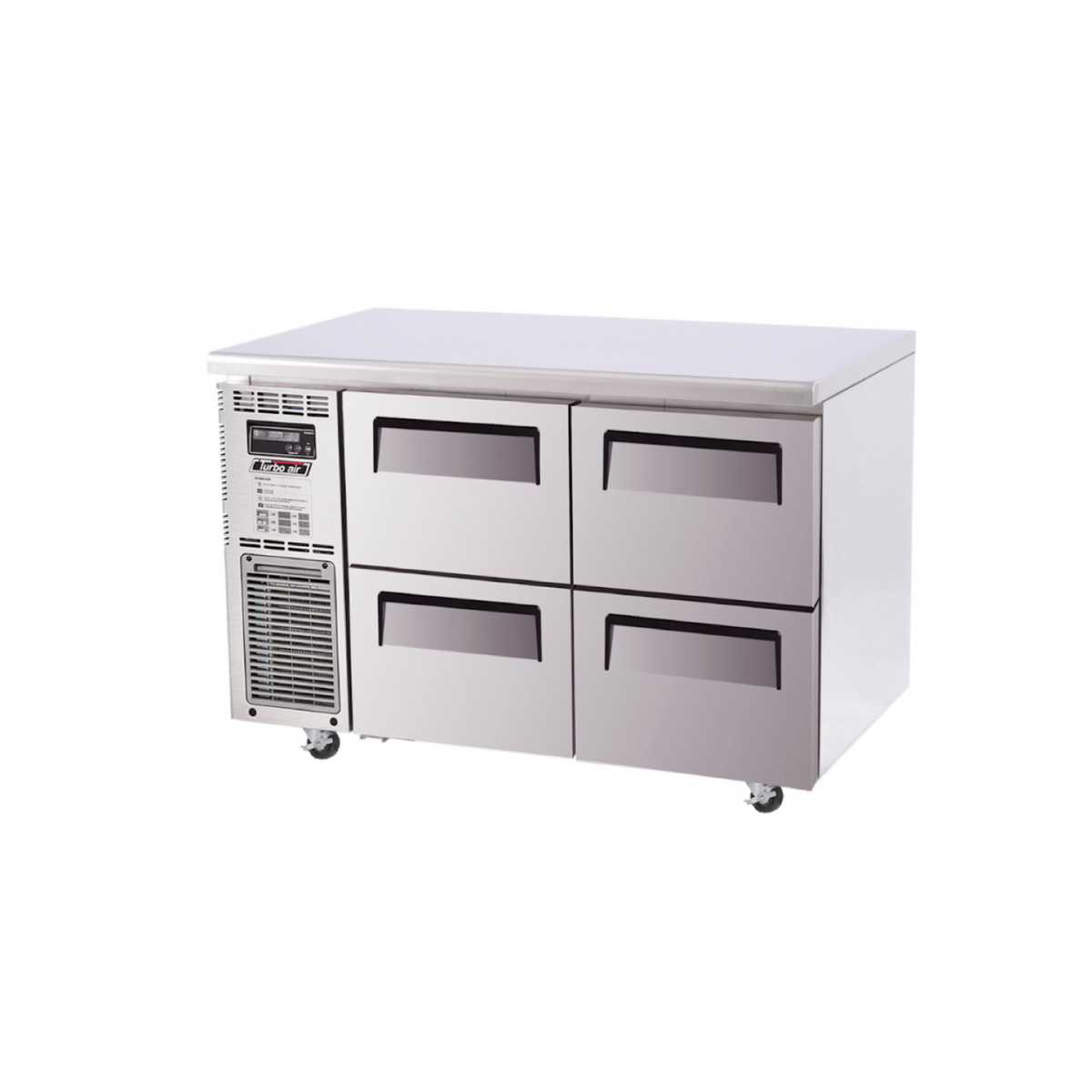 Turbo Air 4 Drawer Undercounter Fridge 1200mm KUR12-2D-4-N - Whisk Hospitality - KUR12-2D-4-N