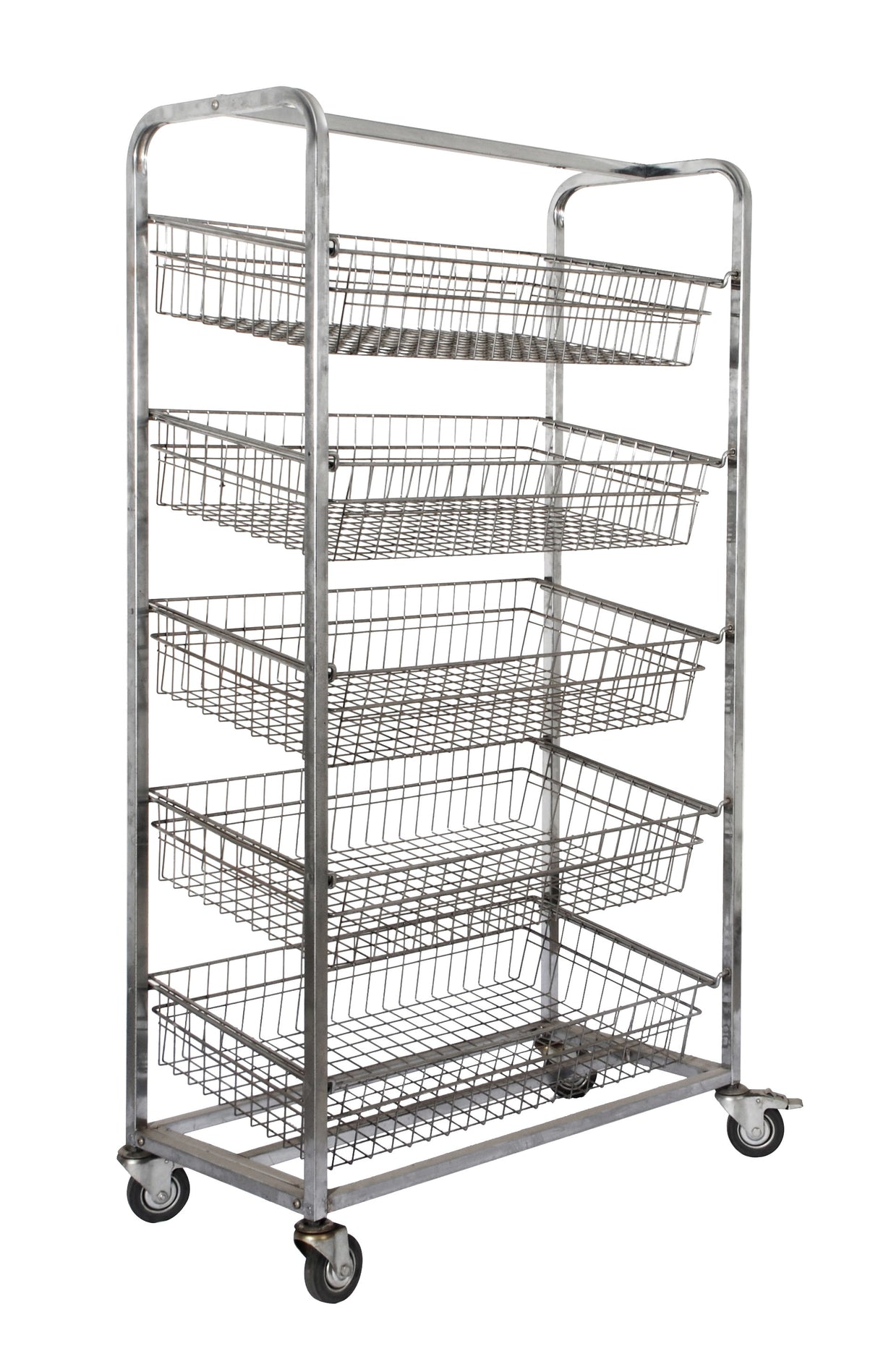 KSS 5 Basket Angled Bakery Trolley 5 BASKET ANGLED