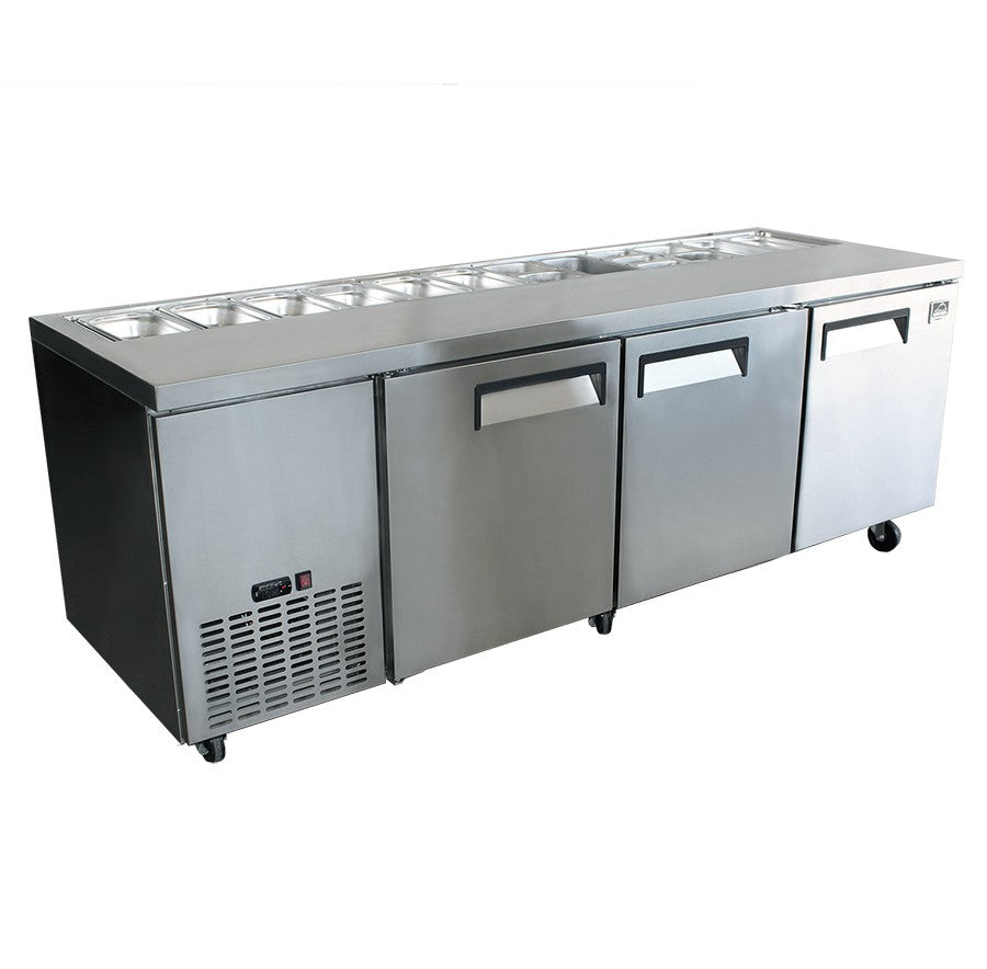 Mitchel Refrigeration 3 Door Sandwich Bar 700-S