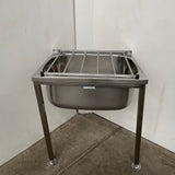 Stainless Steel Cleaners Sink with Splashback