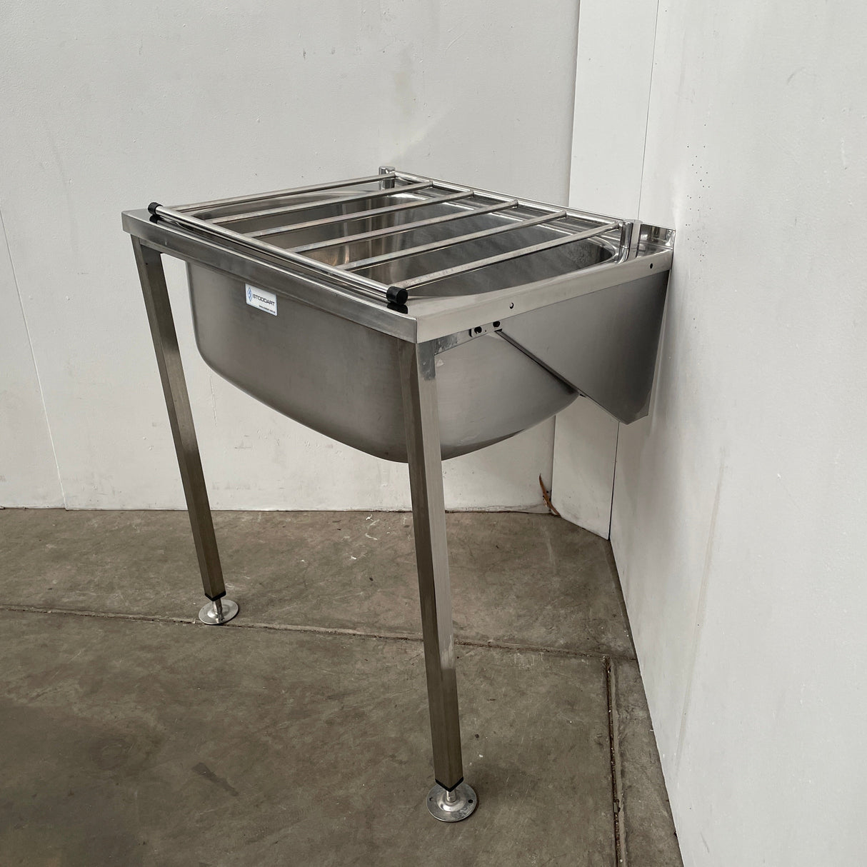 Stainless Steel Cleaners Sink with Splashback