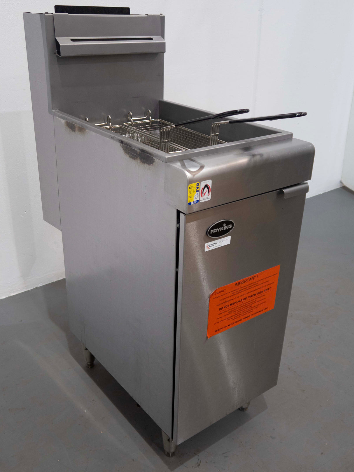 Fryking  400 Tube Fryer Single Pan Fryer