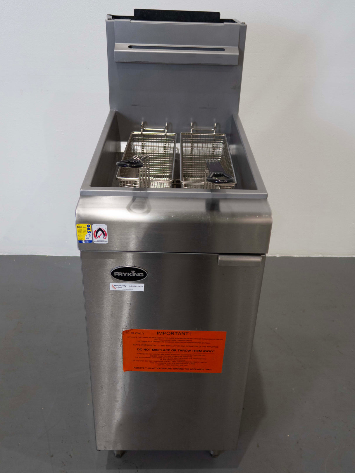 Fryking  400 Tube Fryer Single Pan Fryer