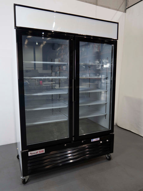 Novachill SM1300GZ Upright Display Freezer