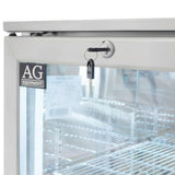 Twin Door Bar Fridge - Stainless Body & Doors