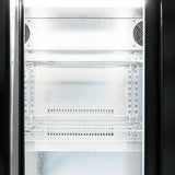 AG Three Sliding Door Bar Fridge - Black Body & Doors BEER3