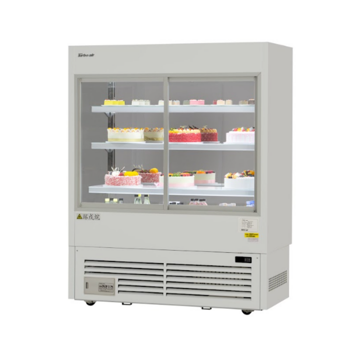 Turbo Air Tall Bakery Cake Display Fridge 6 Tier 1800mm TBH-1800 - Whisk Hospitality - TBH-1800