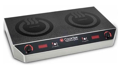 Cooktek Heritage MC3502S Dual Hob Induction Cooktop