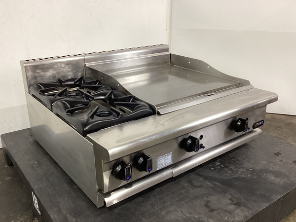 B&S VBT-SB2-GRP6 BM Griddle Cooktop Combo