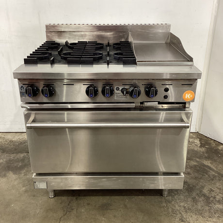 B&S KOV-SB4-GRP3 4 Burner Range Oven