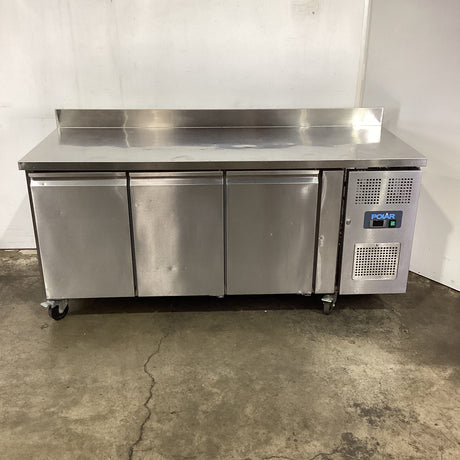 Polar DL915-A 3 Door Workbench Fridge