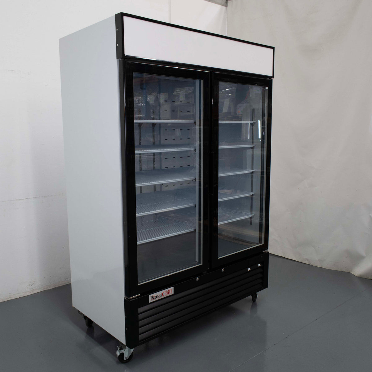 Novachill SM1300GF Upright Display Fridge