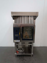 Zanussi ZCOE61B2SO 6 Tray Combi Oven with Stand + Exhaust Canopy