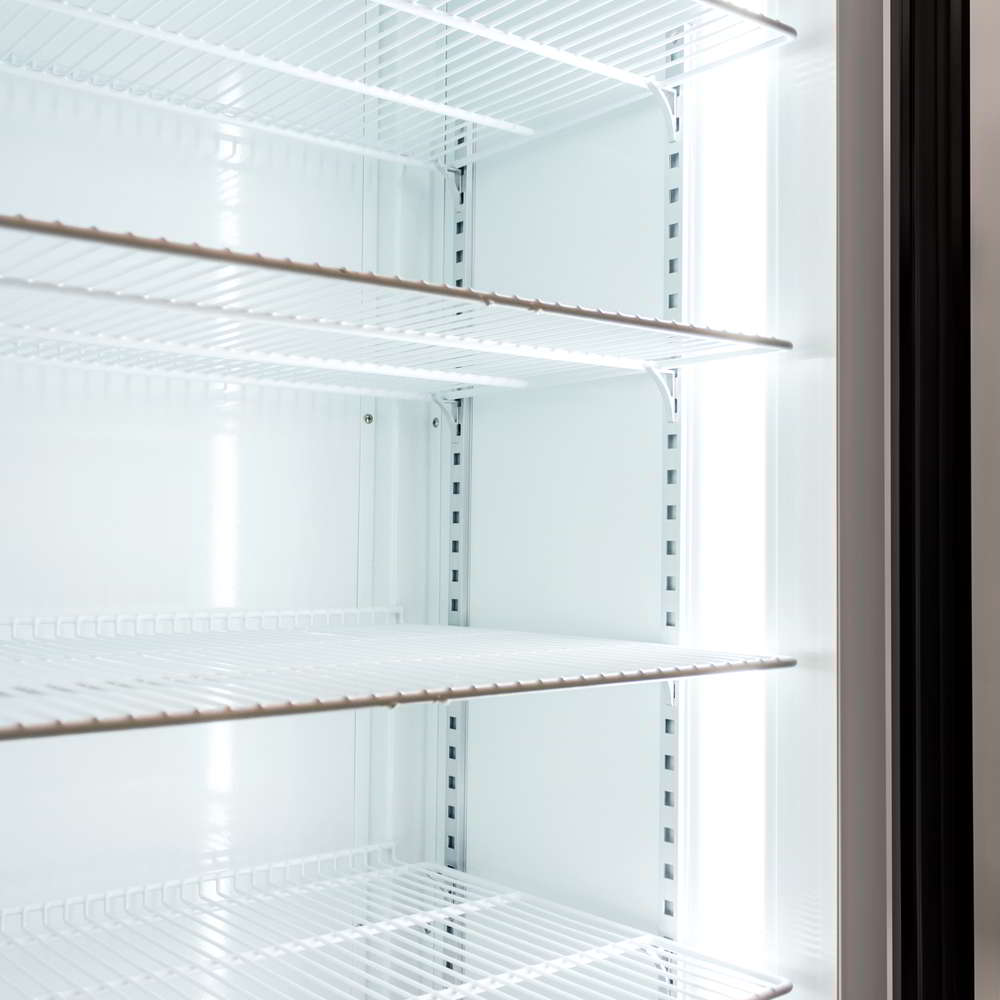 420 Litre Single Door Upright Display Fridge - Glass Door