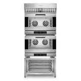 SMEG ALFA420E1HDS Humidified convection oven with side opening door - Three phase (single phase optional) Electronic controls 4 tray