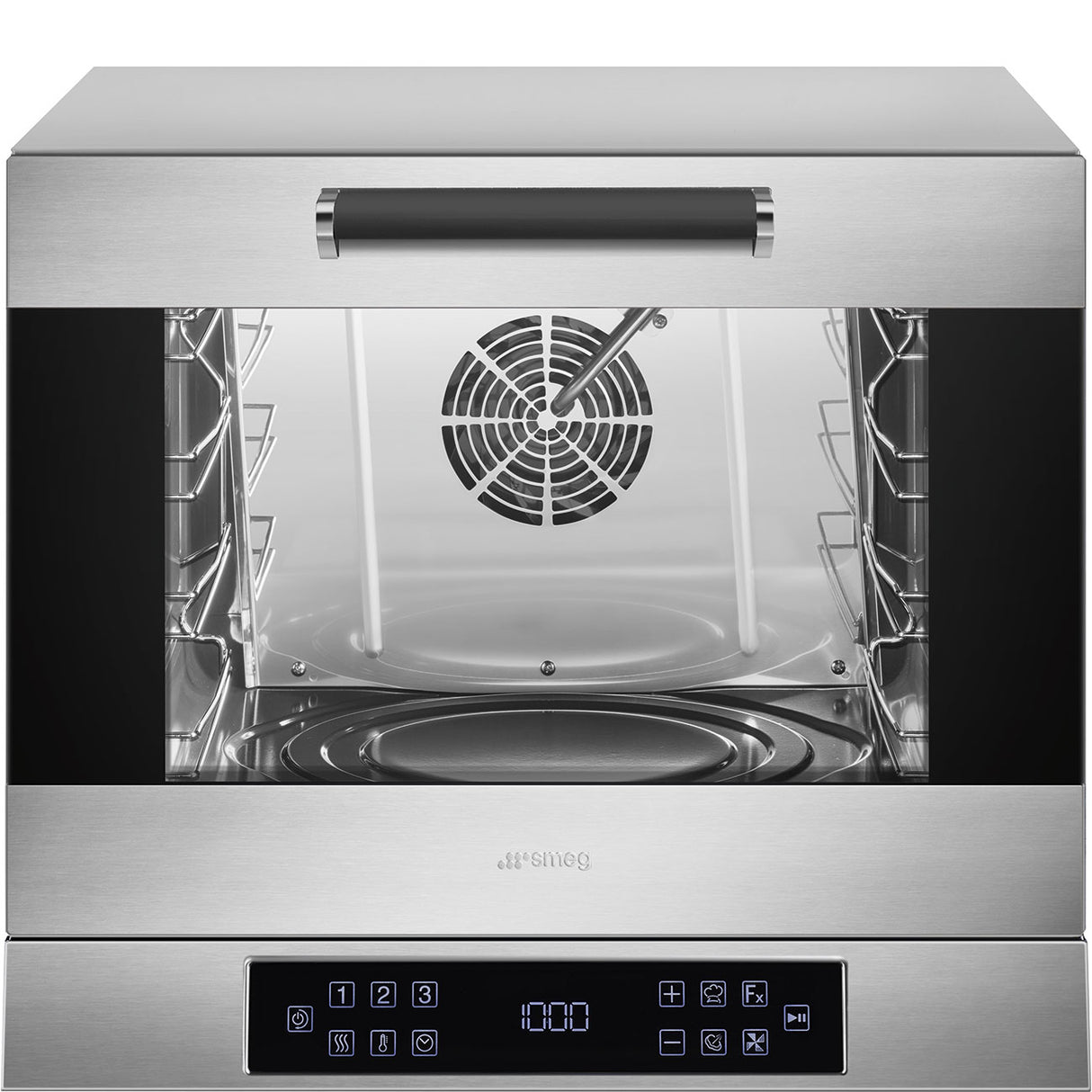 SMEG ALFA43XE1HDS Multifunction humidified oven with adjustable fan speed- multi step programming- built-in recipes- LCD 4 tray