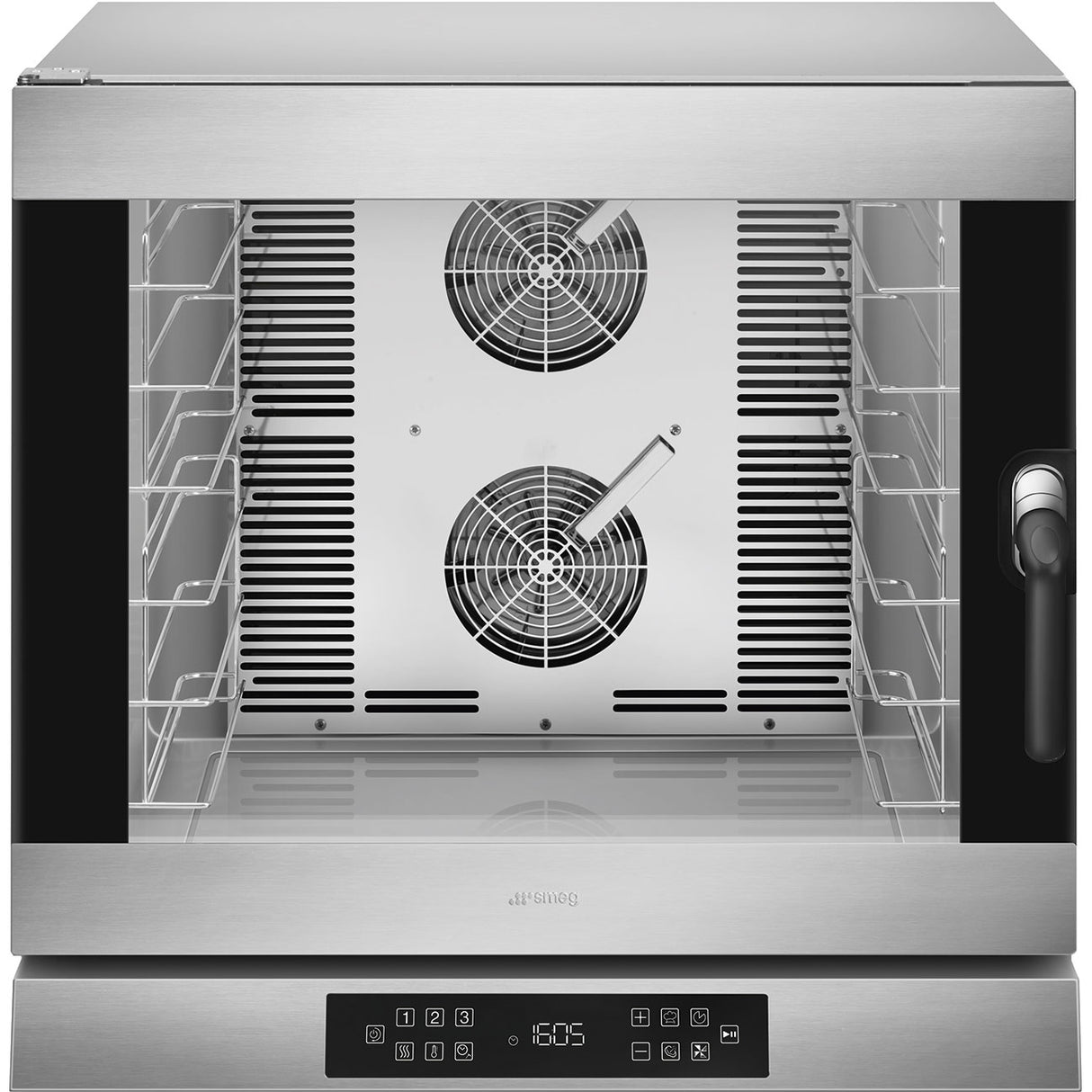 SMEG ALFA625E1HDS Humidified convection oven - Three phase. Electronic controls 6 tray