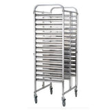 Anvil  Stainless Steel 2 X 15 Tier GN Trolley TRS2015