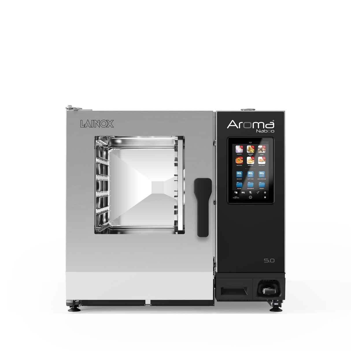 LAINOX Aroma 5 x 600 x 400 Electric Direct Steam Bakery  Combi Oven with Touch Screen Controls