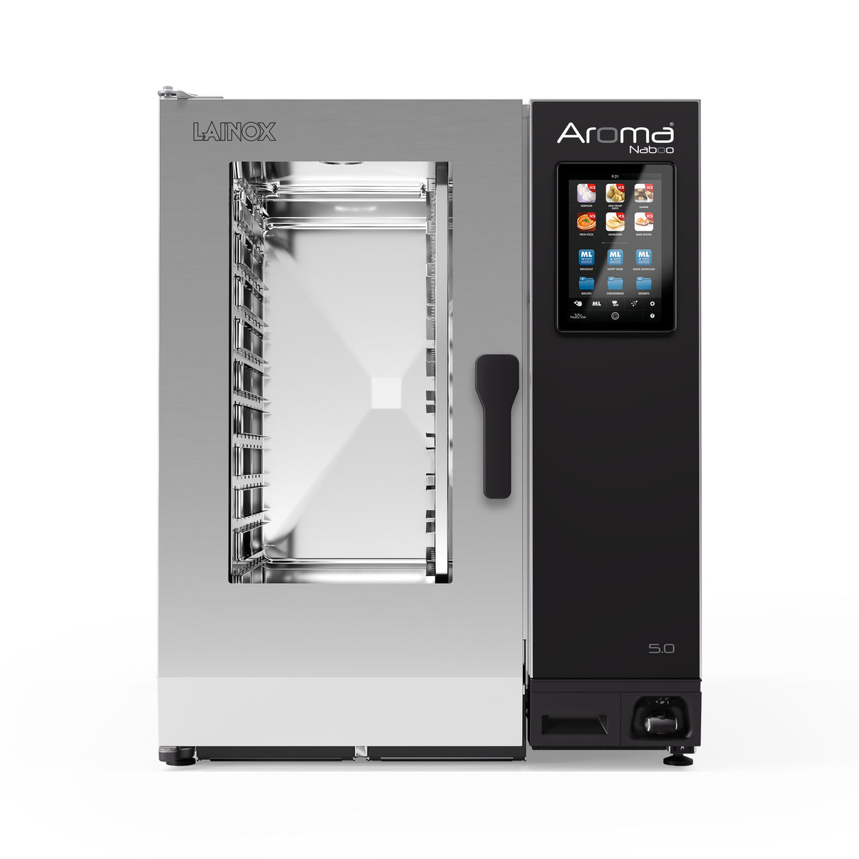 LAINOX 8 x 600 x 400 Electric Direct Steam Combi Oven with Touch Screen Controls