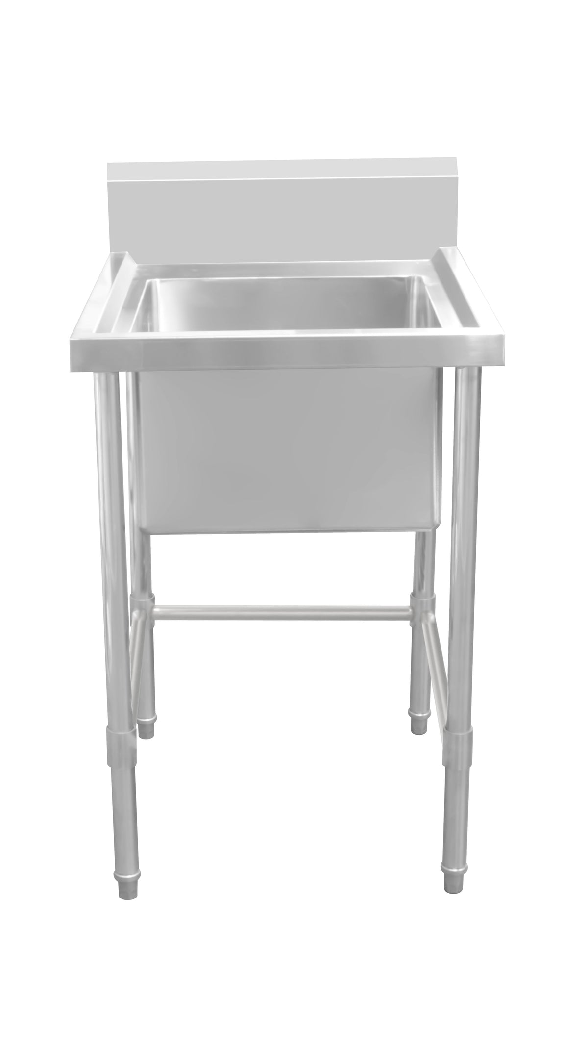 Work Bench - Single Sink with Leg Brace - 450 Width - ASS-04570C