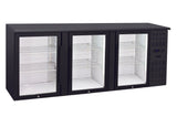 Anvil 3 Door Glass Door Back Bar BBZ0300