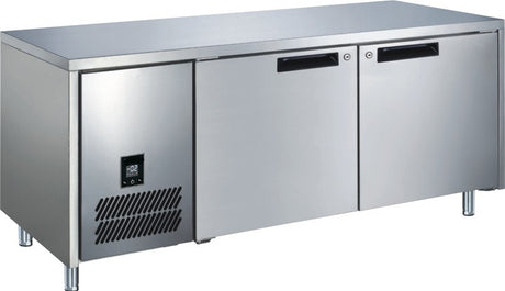 Glacian 2 Door Slimline Fridge 660 Deep Stainless Steel Doors BCS61420