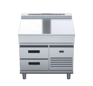 Waldorf 800 Series Chl8900Ed Cb 900Mm Electric Chargrill Low Back Version Cabinet Base